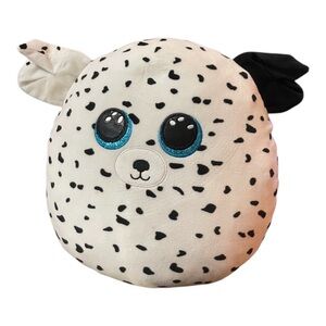 Ty Squish-a-Boos Plush Fetch Dalmatian Dog